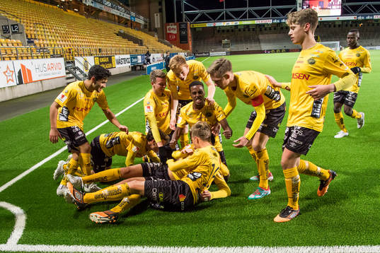Elfsborgs spelare jublar