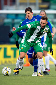 Sundsvalls Peter Wilson och Hammarbys Muamer Tankovic