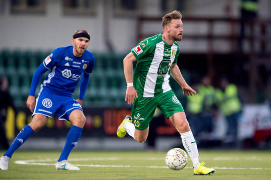 Sundsvalls Marcus Danielson och Hammarbys Arnór Smárason