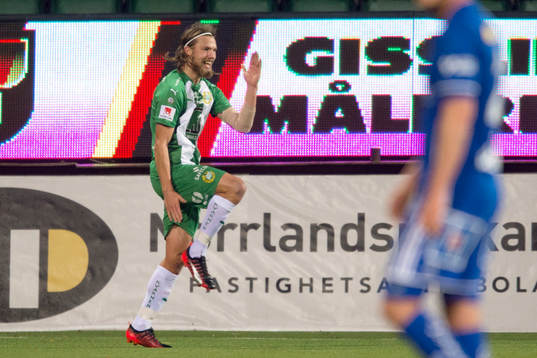 Hammarbys Björn Paulsen jublar
