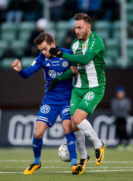 Sundsvalls Kristinn Steindorsson och Hammarbys Muamer