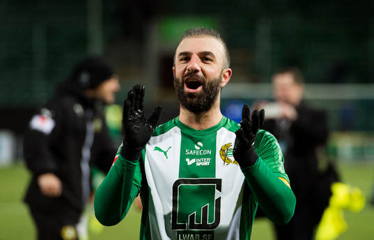 Hammarbys Kennedy Bakircioglu jublar