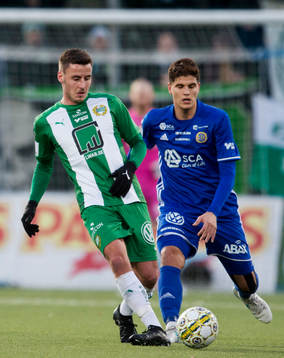 Hammarbys Jeppe Andersen och Sundsvalls David Batanero