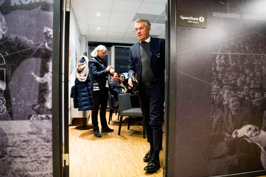 Kåre Ingebrigtsen, head coach of Rosenborg, watches the