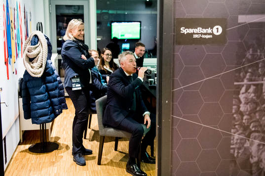 Kåre Ingebrigtsen, head coach of Rosenborg, watches the