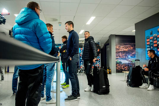 Eirik Bakke, head coach of Sogndal, Kjetil Wæhler and Even
