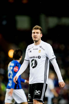 Nicklas Bendtner of Rosenborg