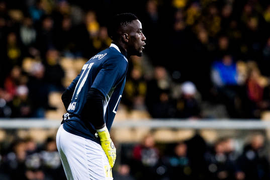 Goalkeeper Arnold Otieno Origi of Lillestrøm