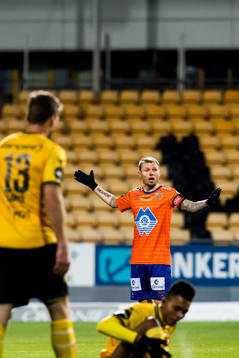 Bjørn Helge Semundseth Riise of Aalesund reacts