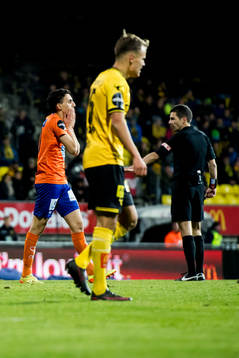 Mostafa Abdellaoue of Aalesund looks dejected