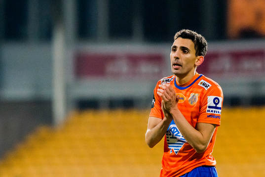 Mostafa Abdellaoue of Aalesund looks dejected
