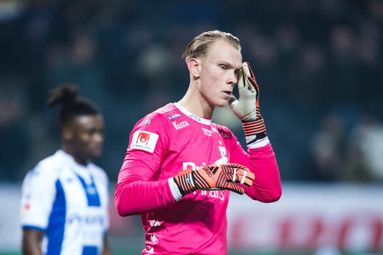 IFK Göteborgs målvakt Pontus Dahlberg deppar
