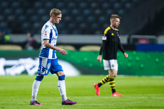 IFK Göteborgs Sören Rieks deppar
