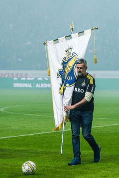 s Nebojsa Novakovic innan fotbollsmatchen i Allsvenskan