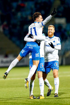 Norrköpings David Moberg Karlsson jublar