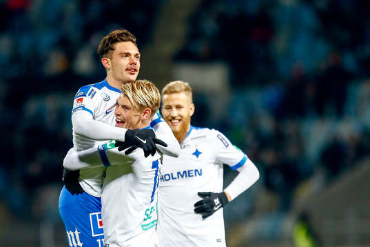 Norrköpings David Moberg Karlsson jublar