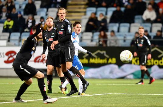 Målchans för Norrköpings David Moberg Karlsson