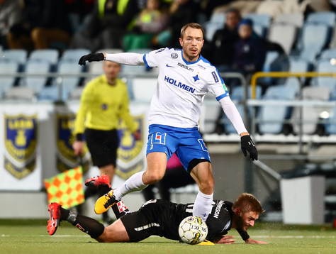 Norrköpings Jón Gudni Fjóluson och Örebros Johan