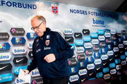 Lars Lagerbäck, head coach of Norway