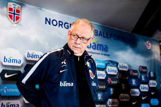 Lars Lagerbäck, head coach of Norway
