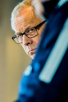 Lars Lagerbäck, head coach of Norway