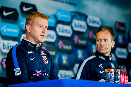 Leif Gunnar Smerud, head coach of Norway U-21, and Svein