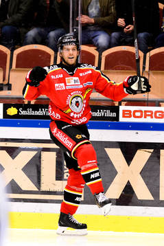 Luleås Patrick Cehlin jublar