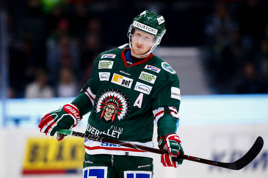 Frölundas Simon Hjalmarsson deppar