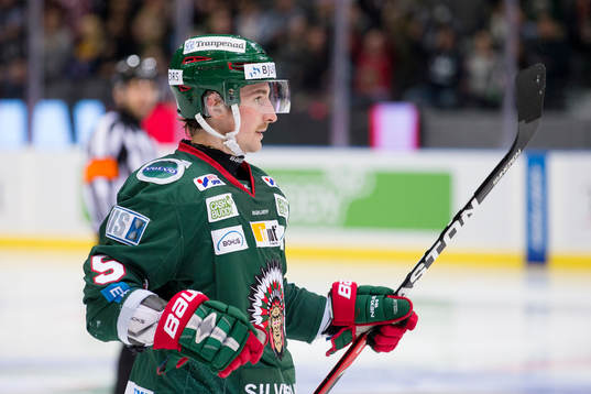 Frölundas Adam Almqvist jublar