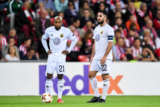 Östersunds Fouad Bachirou och Brwa Nouri