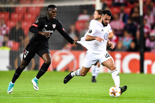 Athletic Bilbaos Inaki Williams och Östersunds Brwa Nouri