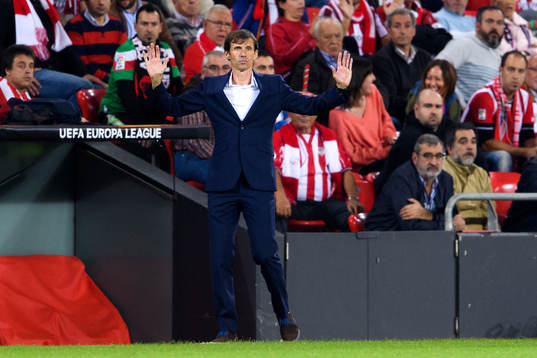 Athletic Bilbaos tränare Jose Angel Ziganda