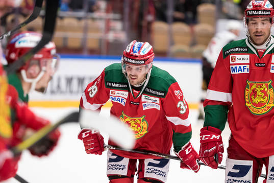 Moras Jacob Nilsson och Brandon Gormley deppar  i