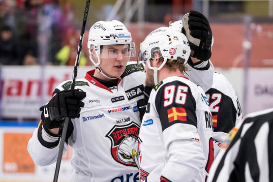 Malmö Redhawks Kim Rosdahl jublar