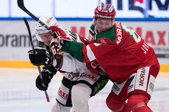 Malmö Redhawks Fredrik Händemark och Moras Robin