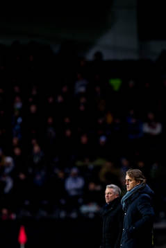 Kåre Ingebrigtsen, head coach of Rosenborg, and Roberto