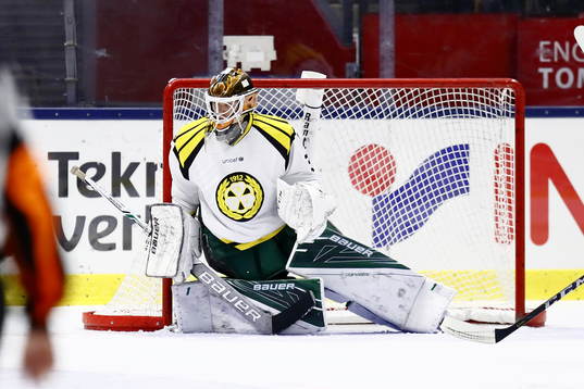 Brynäs målvakt Linus Fernström