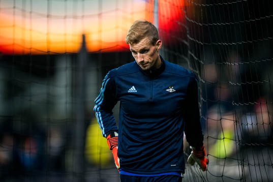 Goalkeeper André Hansen of Rosenborg