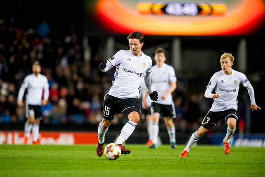 Anders Trondsen and Birger Meling of Rosenborg