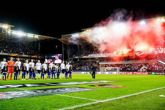 The Rosenborg team line up