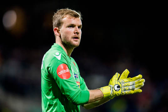 Goalkeeper Ingvar Jonsson of Sandefjord