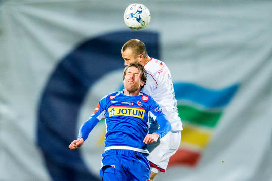 Håvard Storbæk of Sandefjord and Near Jaager of Vålerenga