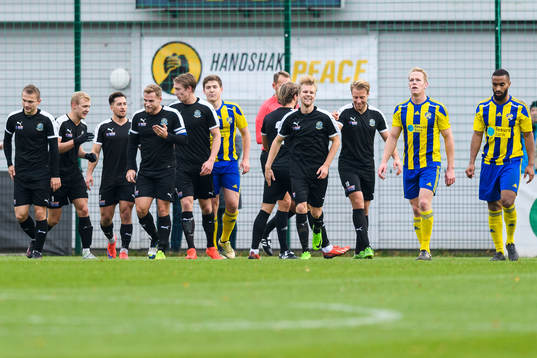 Lunds spelare jublar