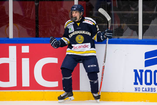 Ångermanlands Wictor Åhström jublar