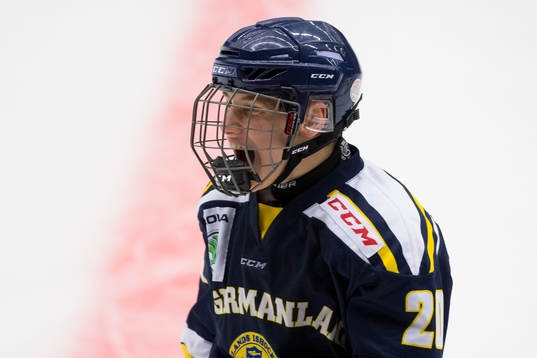 Ångermanlands Wictor Åhström jublar