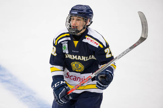 Ångermanlands Wictor Åhström jublar