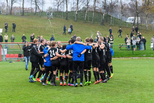 Lunds spelare jublar
