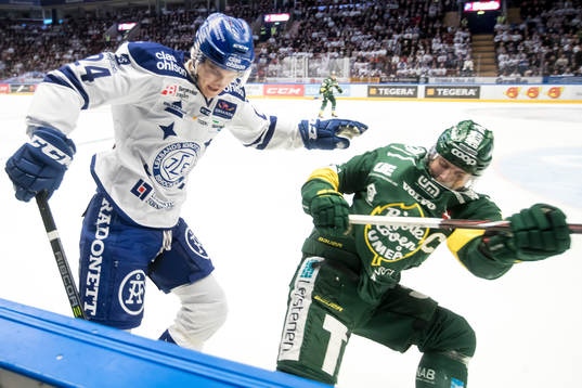 Leksands Isak Skedung och Björklövens Fredric Andersson
