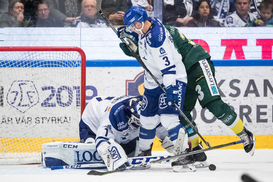 Leksands Daniel Bertov och Björklövens Marcus Jonsson