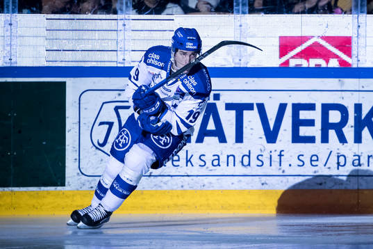Leksands Tobias Forsberg  i ishockeymatchen i